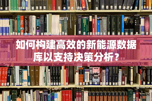 如何构建高效的新能源数据库以支持决策分析？