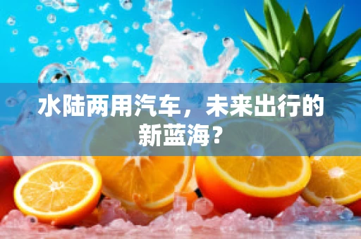 水陆两用汽车，未来出行的新蓝海？