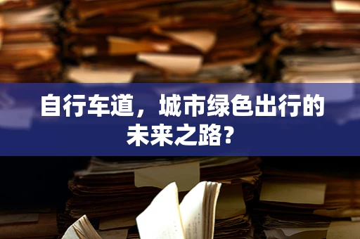 自行车道，城市绿色出行的未来之路？