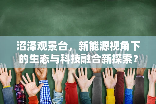 沼泽观景台，新能源视角下的生态与科技融合新探索？