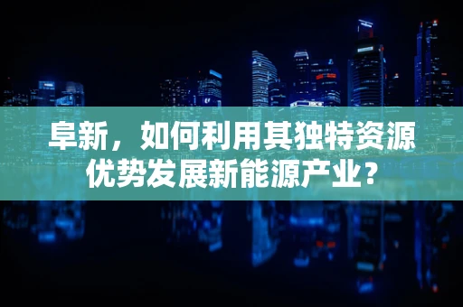 阜新，如何利用其独特资源优势发展新能源产业？