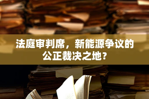 法庭审判席，新能源争议的公正裁决之地？