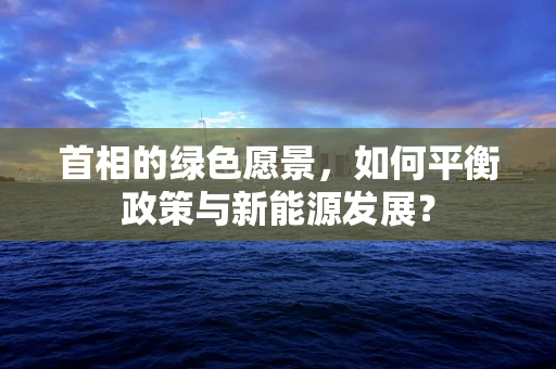 首相的绿色愿景，如何平衡政策与新能源发展？