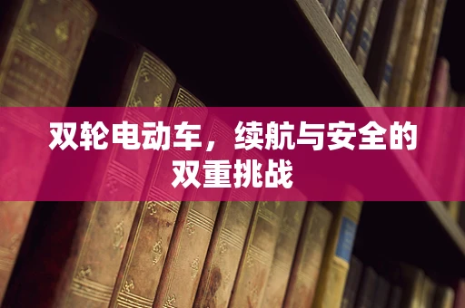 双轮电动车，续航与安全的双重挑战