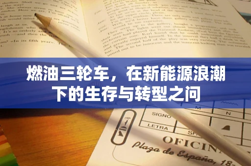 燃油三轮车，在新能源浪潮下的生存与转型之问