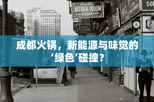 成都火锅，新能源与味觉的‘绿色’碰撞？