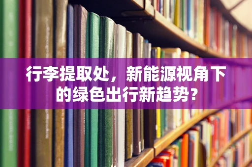 行李提取处，新能源视角下的绿色出行新趋势？