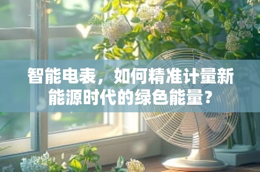 智能电表，如何精准计量新能源时代的绿色能量？